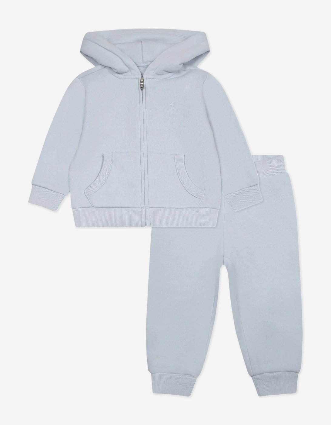 Baby Boys Logo Tracksuit in Blue, 5 of 4