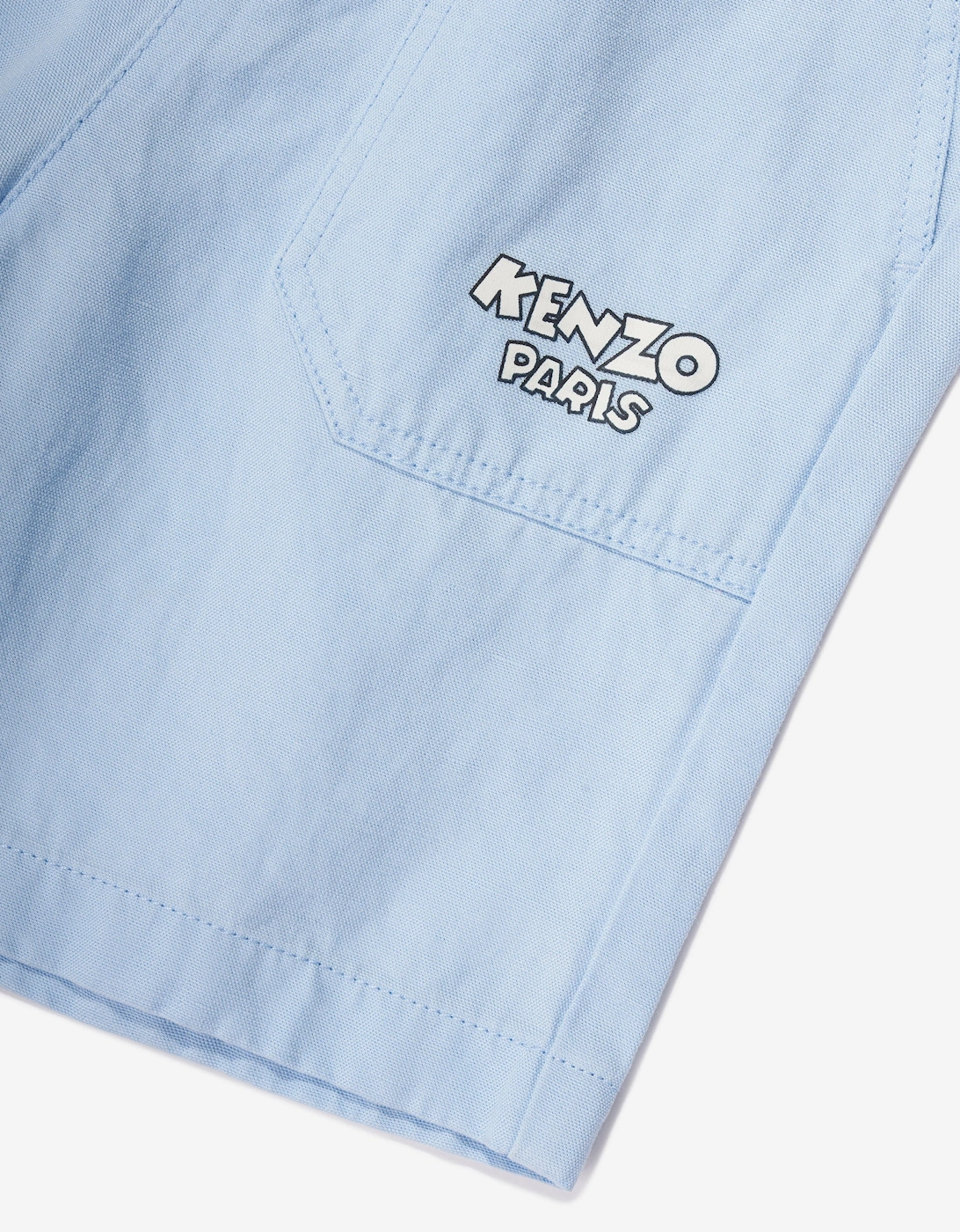 Boys Logo Bermuda Shorts in Blue