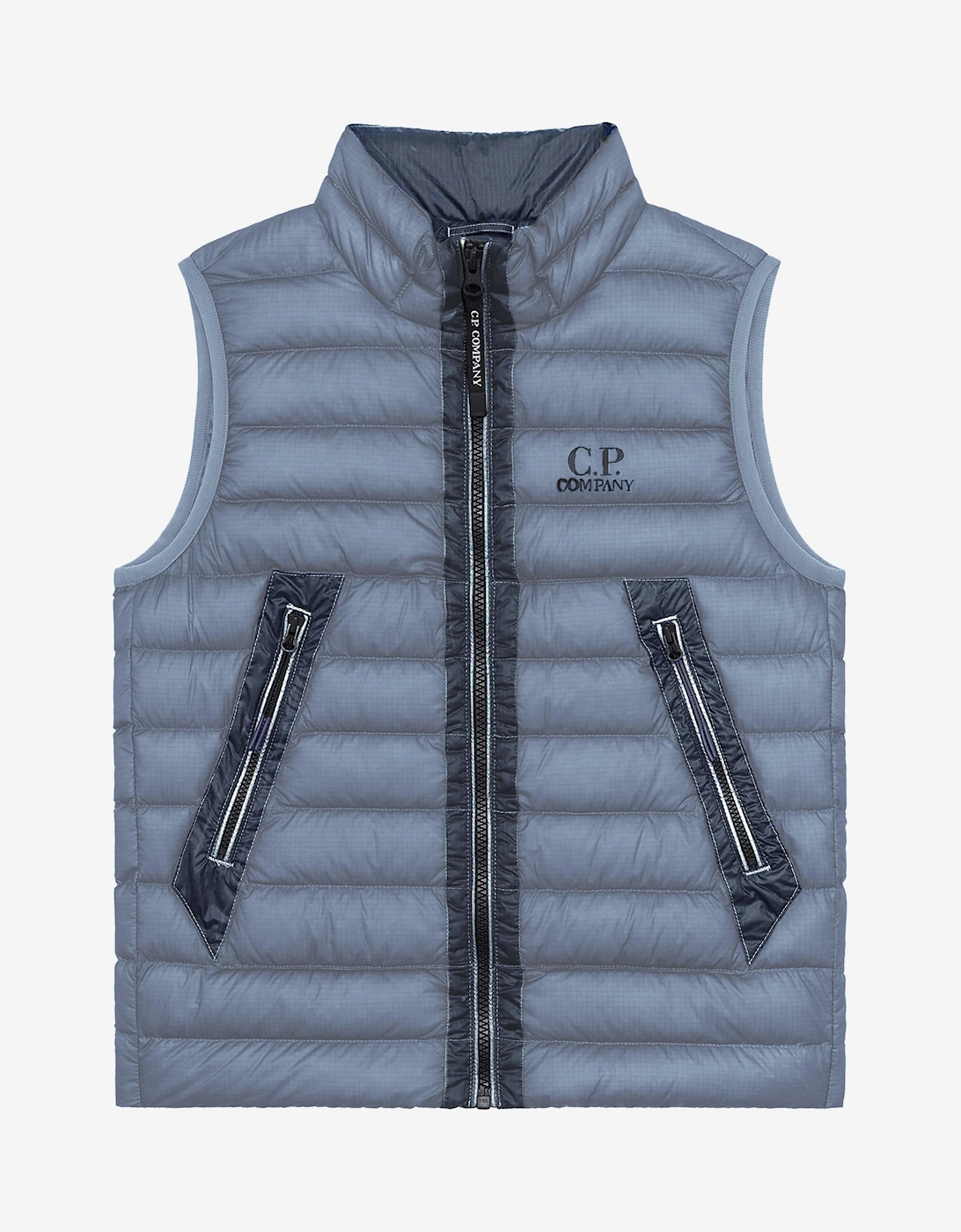 C.P. Company Boys Padded Gilet in Grey, 6 of 5