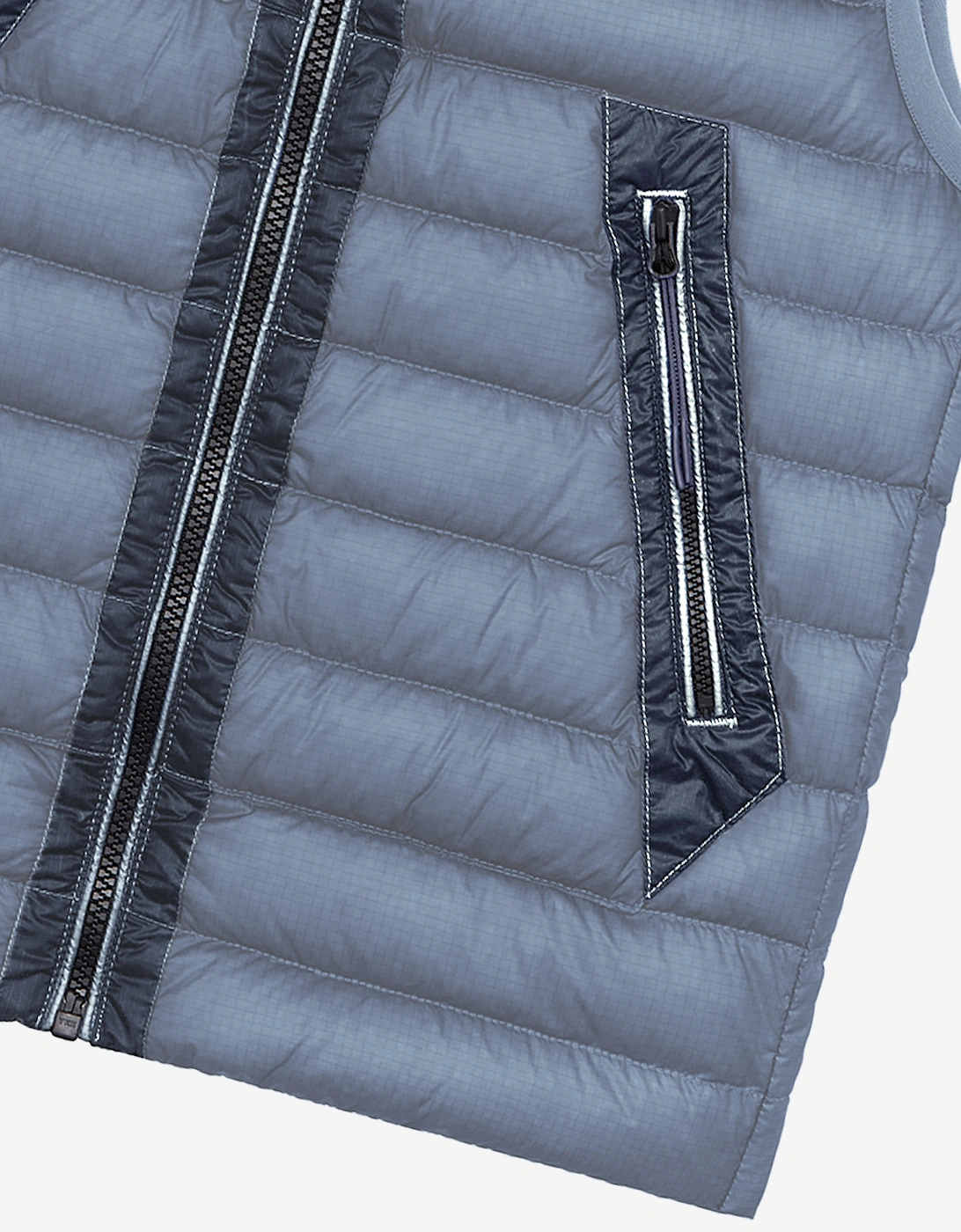 C.P. Company Boys Padded Gilet in Grey