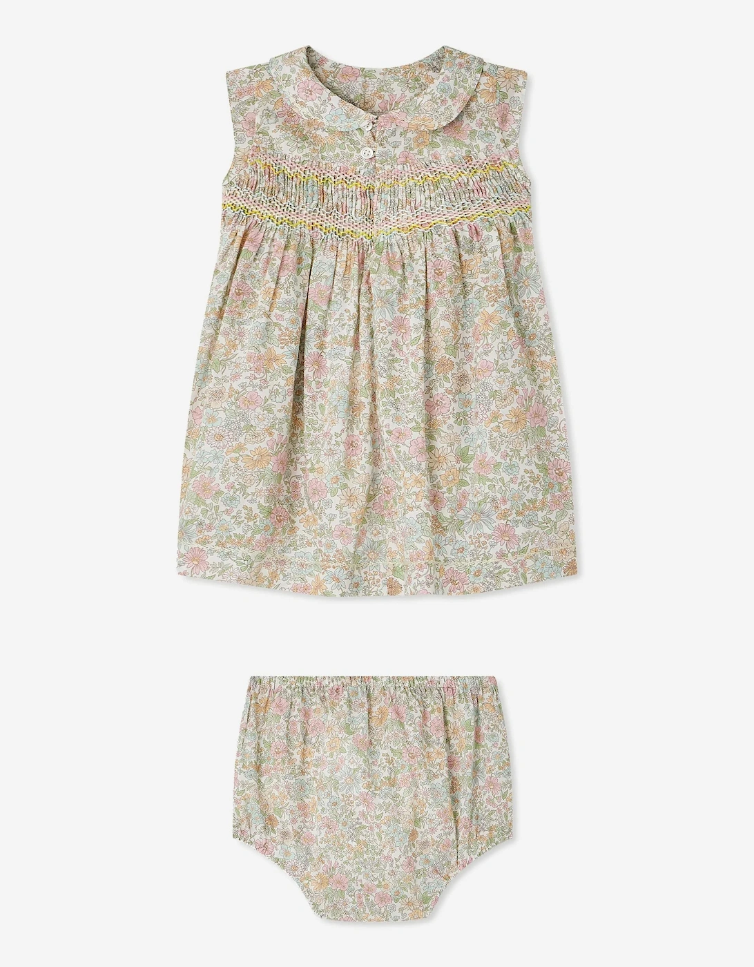 Baby Girls Eleanore Dress in Multicolour, 5 of 4
