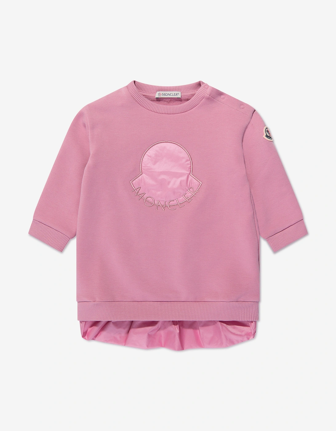 Enfant Baby Girls Logo Sweater Dress in Pink, 5 of 4