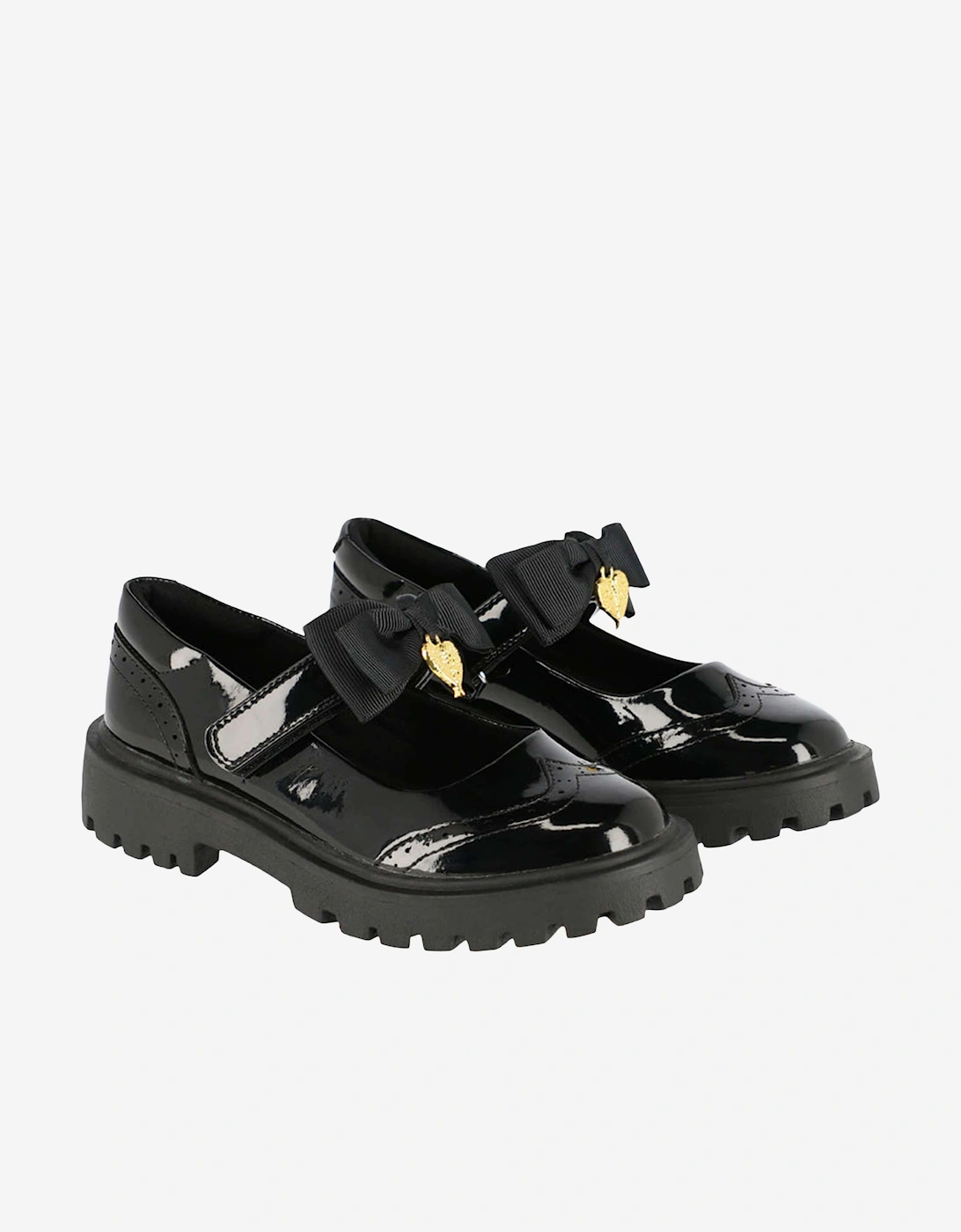 Angels Face Girls Geri Mary Jane Shoes in Black