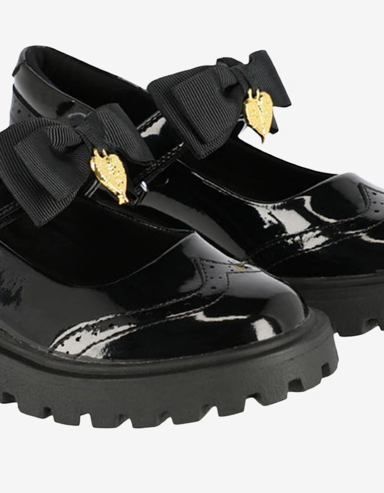 Angels Face Girls Geri Mary Jane Shoes in Black