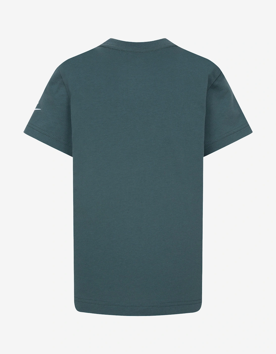 Boys Futura Metallic T-Shirt in Green