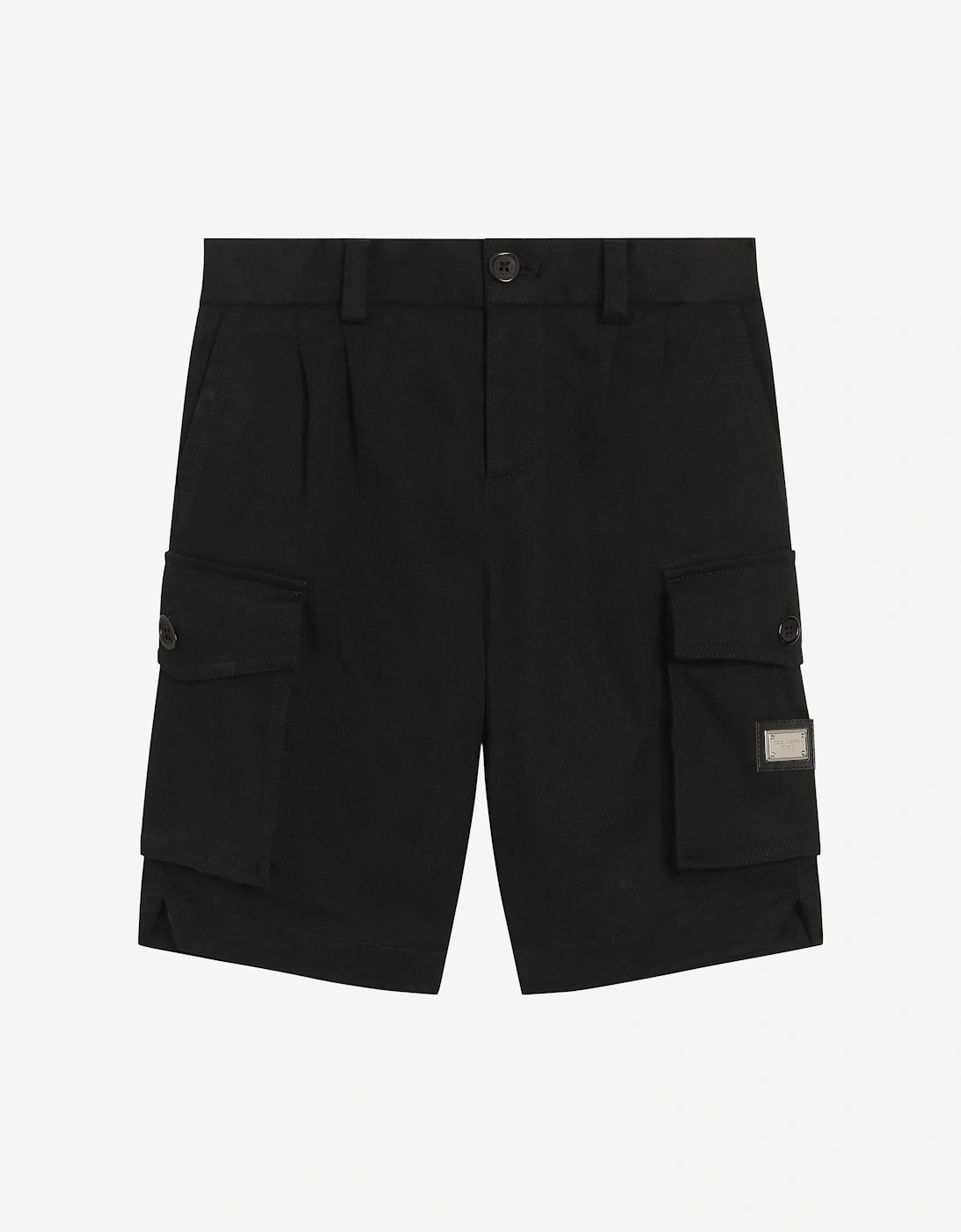 Boys Cargo Shorts in Black, 6 of 5