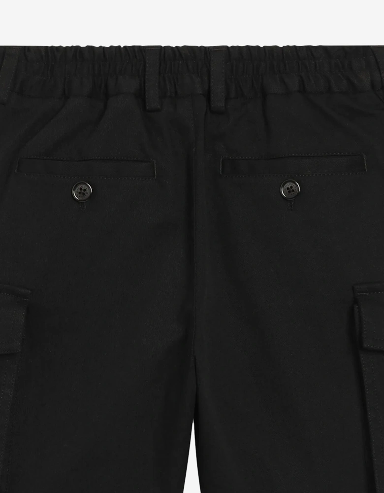 Boys Cargo Shorts in Black