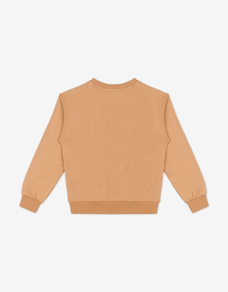 Kids Bear Logo Sweatshirt in Brown