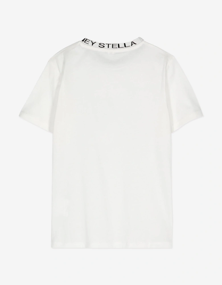 Boys Logo T-Shirt in Ivory