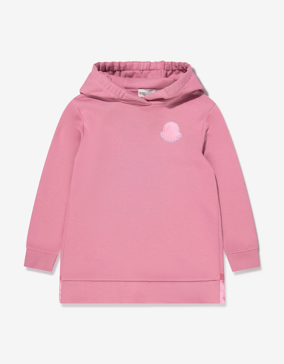 Enfant Girls Hooded Sweater Dress in Pink, 5 of 4