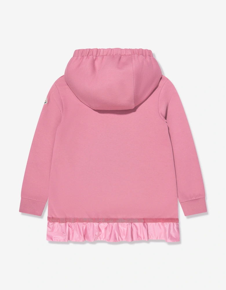 Enfant Girls Hooded Sweater Dress in Pink