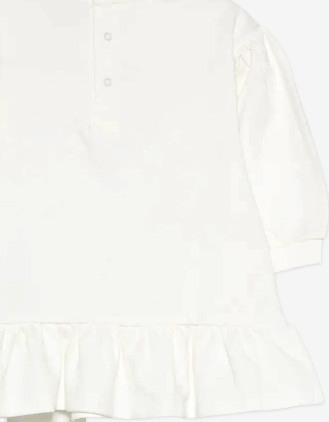 Baby Girls Teddy Bear Sweater Dress in Ivory