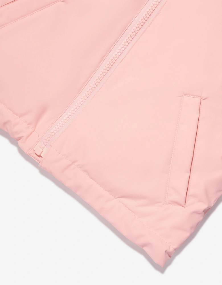 Girls Down Padded Gilet in Pink