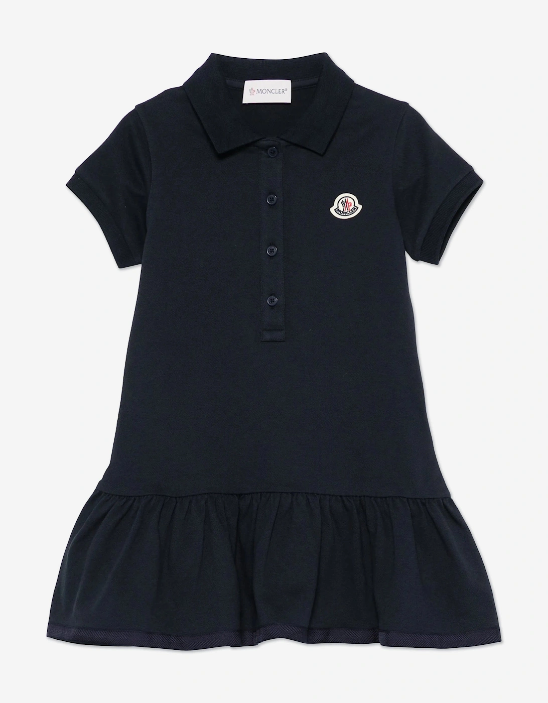 Girls Logo Polo Dress in Navy, 5 of 4
