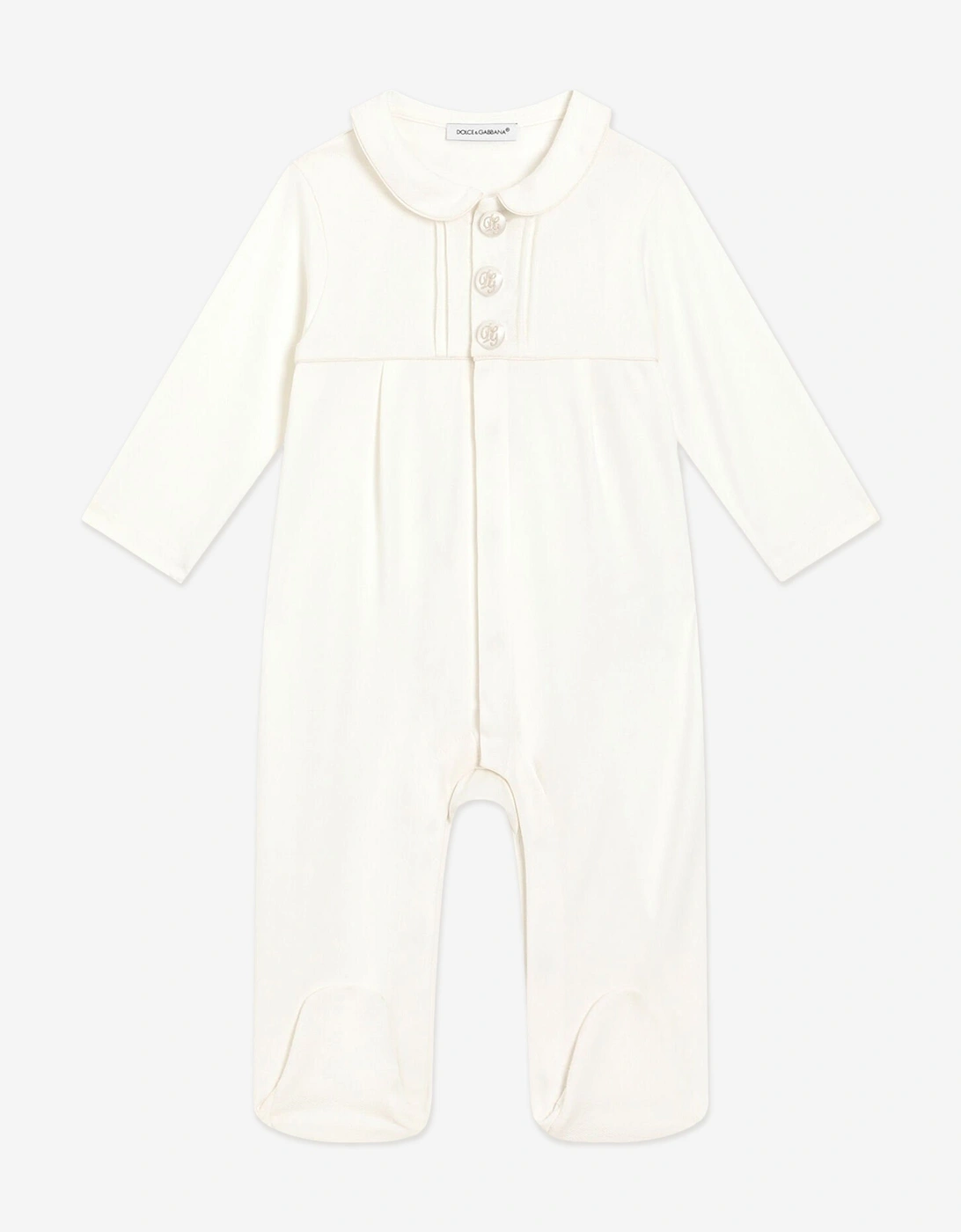 Baby Branded Babygrow Set in Ivory