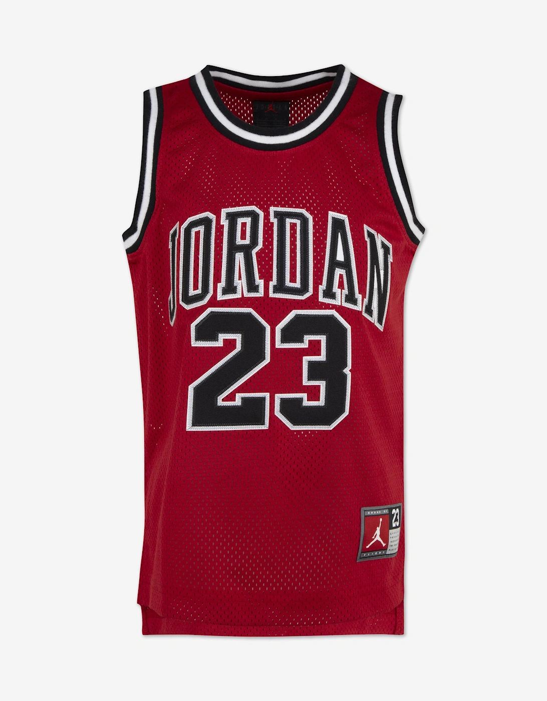 Nike Jordan Boys Red 'S Jordan 23 Jersey Sleeveless Top In - Size: 15 Years/13 Years/14 Years Kids