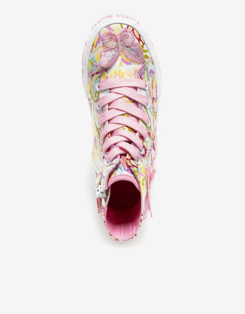 Girls Sam Mid Baseball Boots in Multicolour