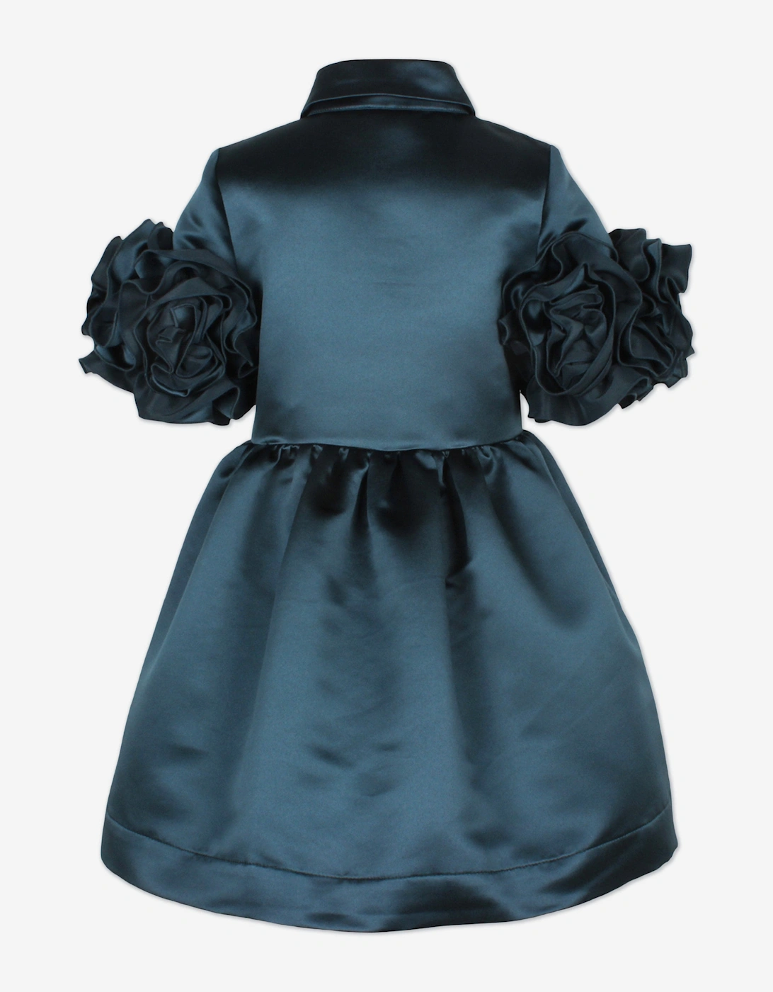 Girls Darling Shirt Dress in Green
