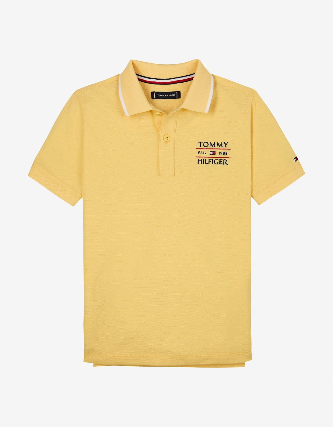 Boys Flag Polo Shirt in Yellow, 5 of 4