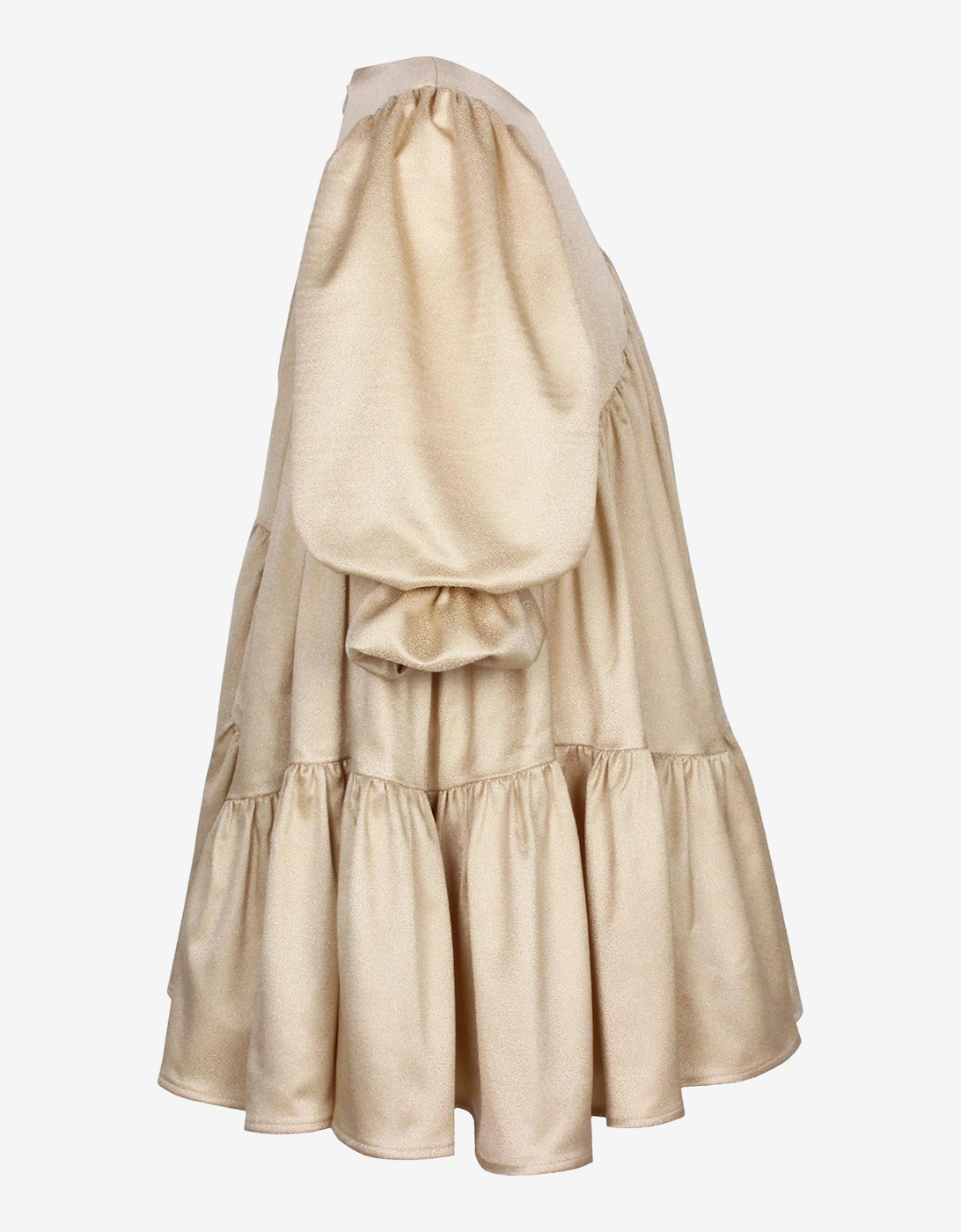 Girls Avery Sparkle Dress in Gold