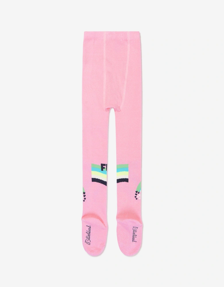 Billieblush Girls Best Friend Tights in Pink