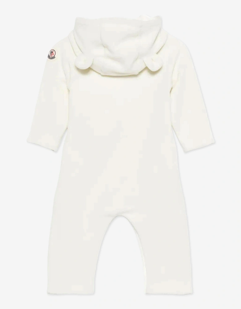 Baby Romper with Ears in Ivory