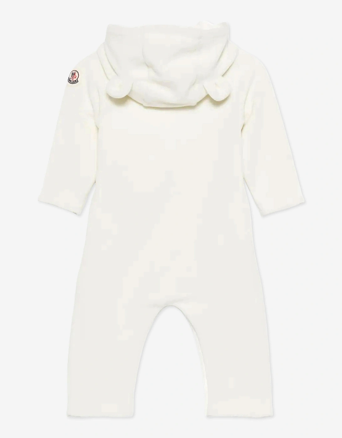 Baby Romper with Ears in Ivory