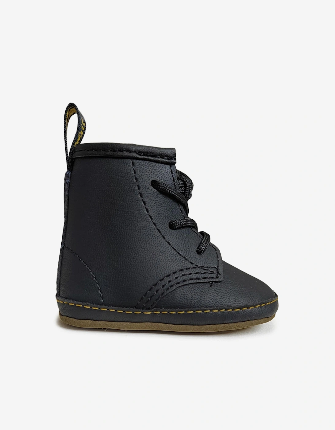 Baby 1460 Auburn Leather Booties in Black, 7 of 6