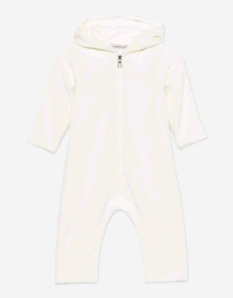 Baby Romper with Ears in Ivory