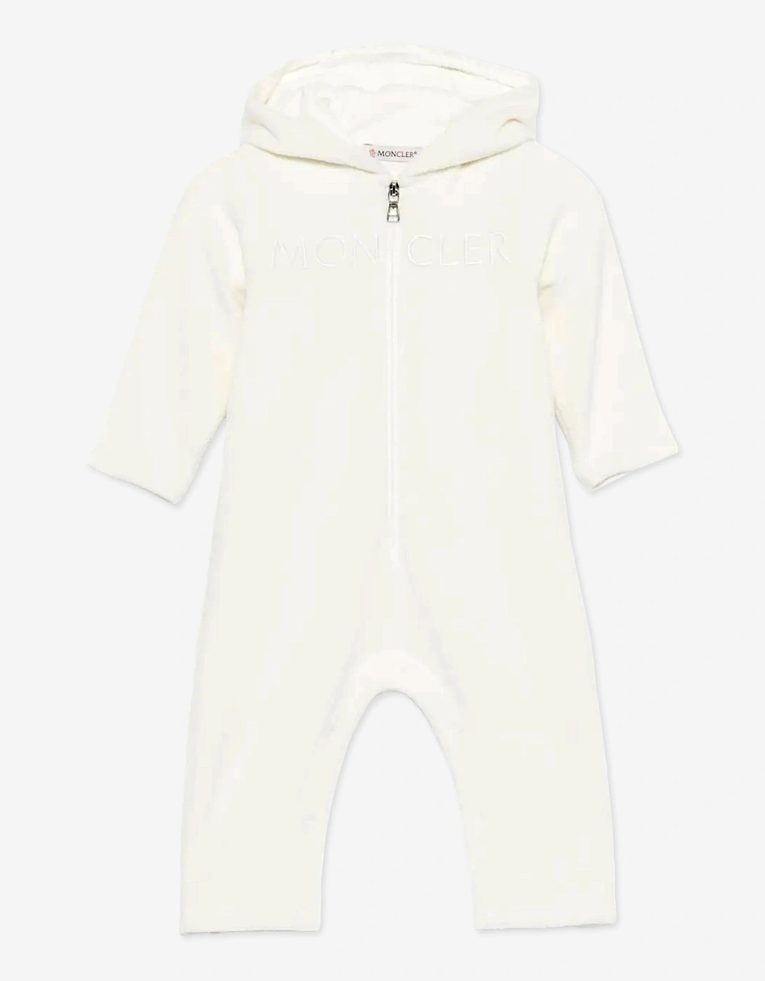Moncler Girls Multi Baby 'S Enfant Baby Romper With Ears In Ivory - Size: 3-6 Months Kids