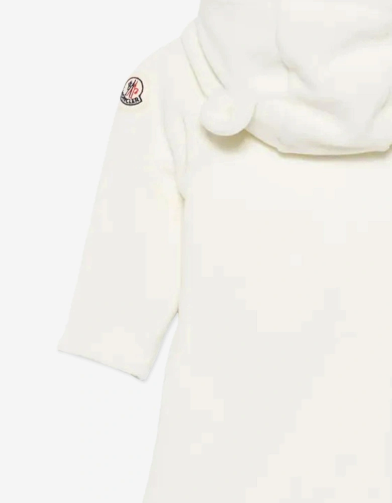 Baby Romper with Ears in Ivory