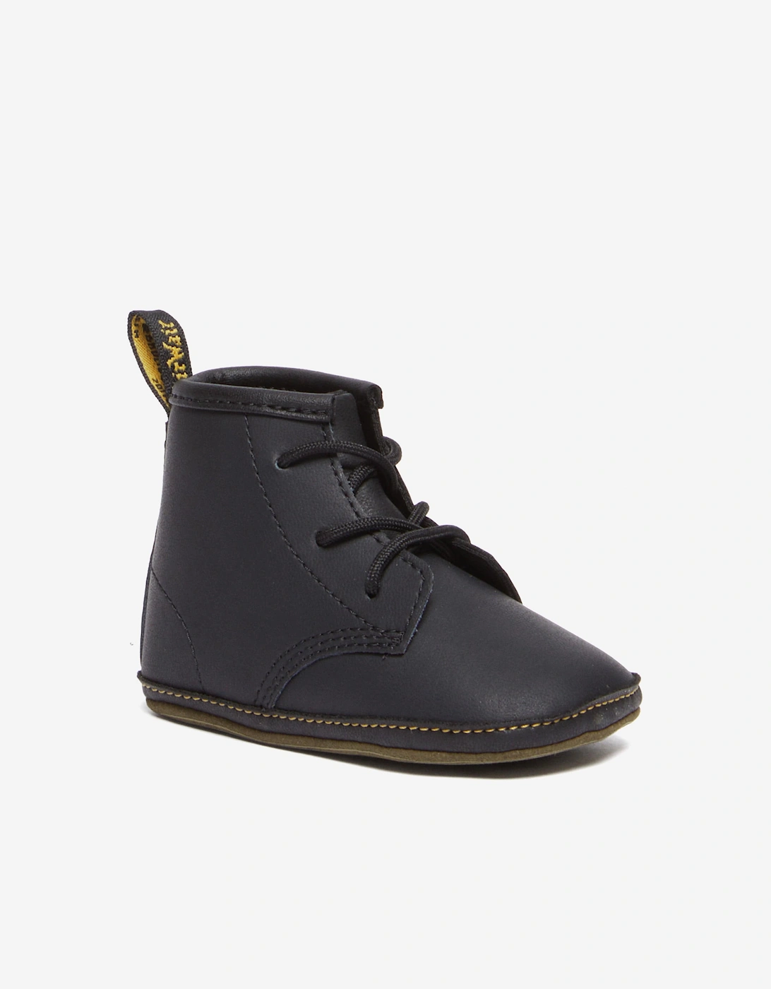 Baby 1460 Auburn Leather Booties in Black