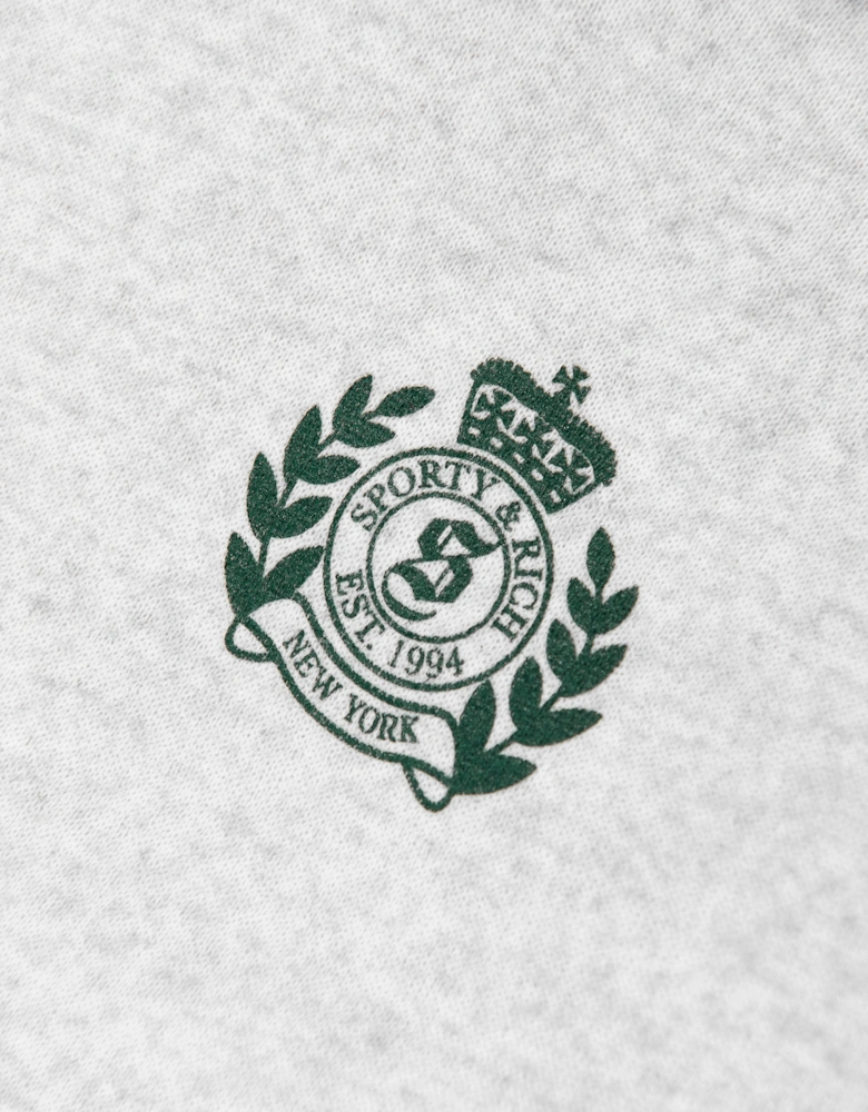 Kids H&W Crest Hoodie in Grey