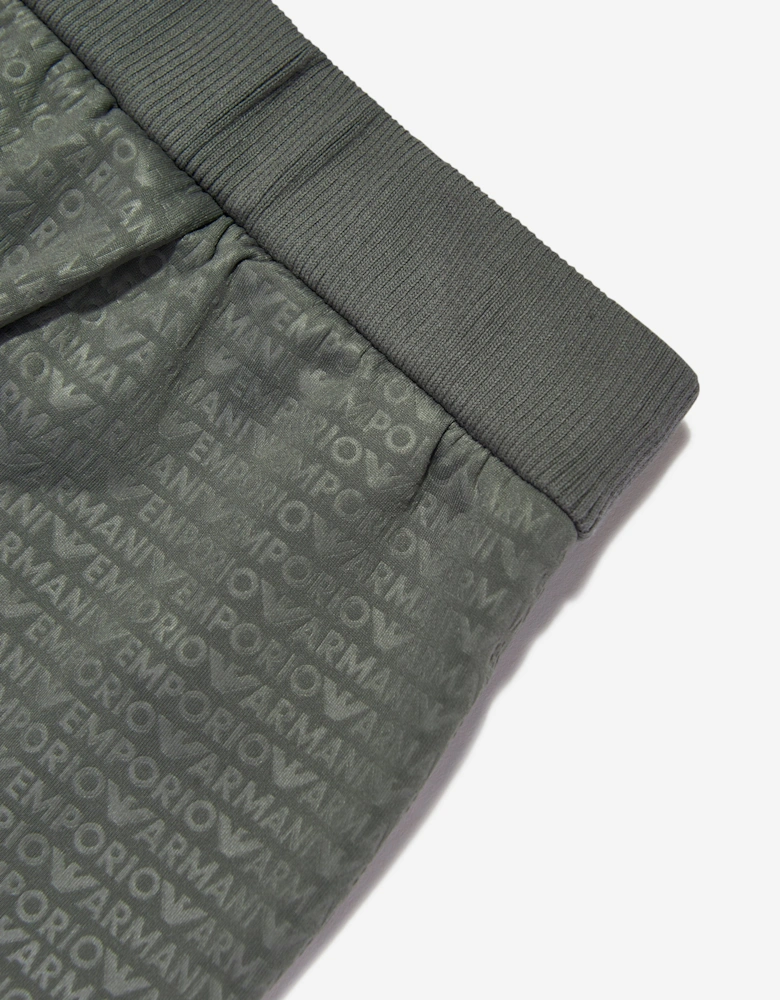 Boys Cargo Joggers in Green