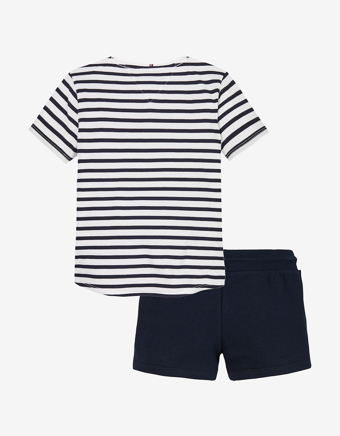 Girls Mini Corp T-Shirt and Shorts Set in Navy