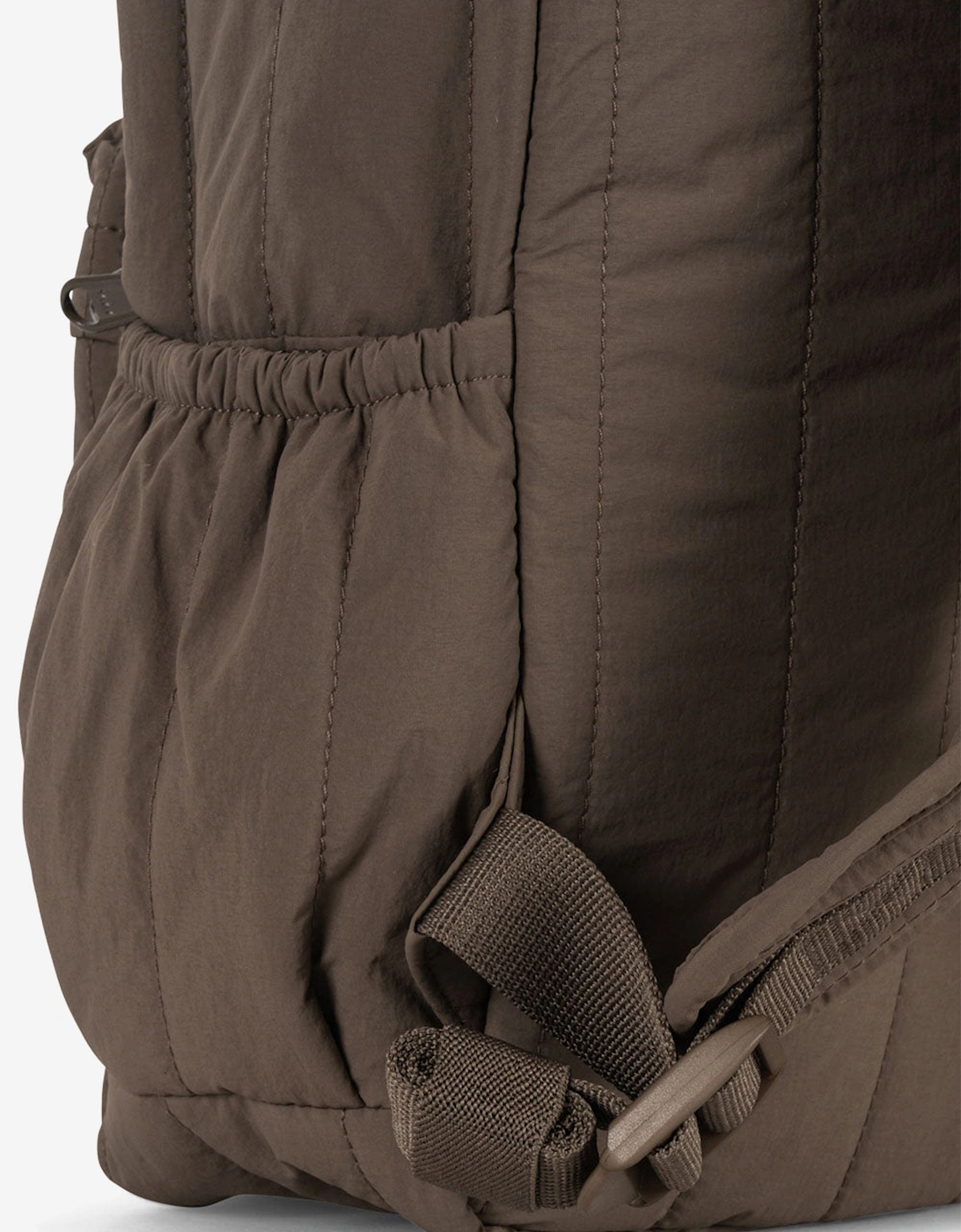 Kids Juno Quilted Backpack in Brown (34cm)