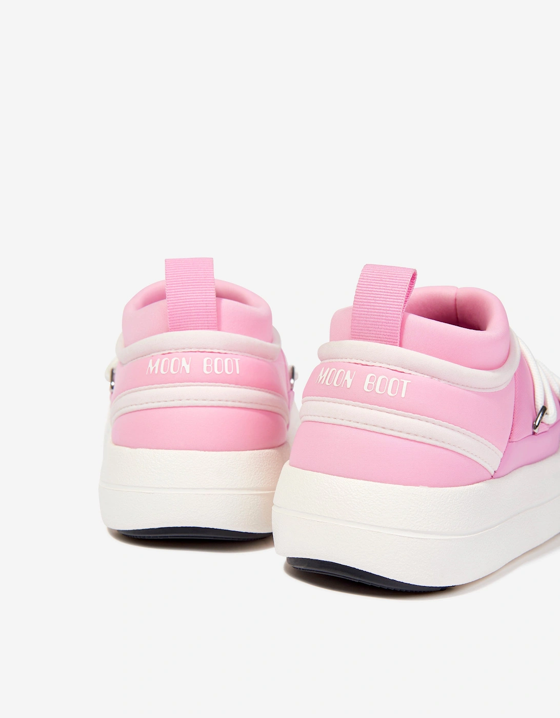 Moon Boot Girls JR Park Icon Trainers in Pink
