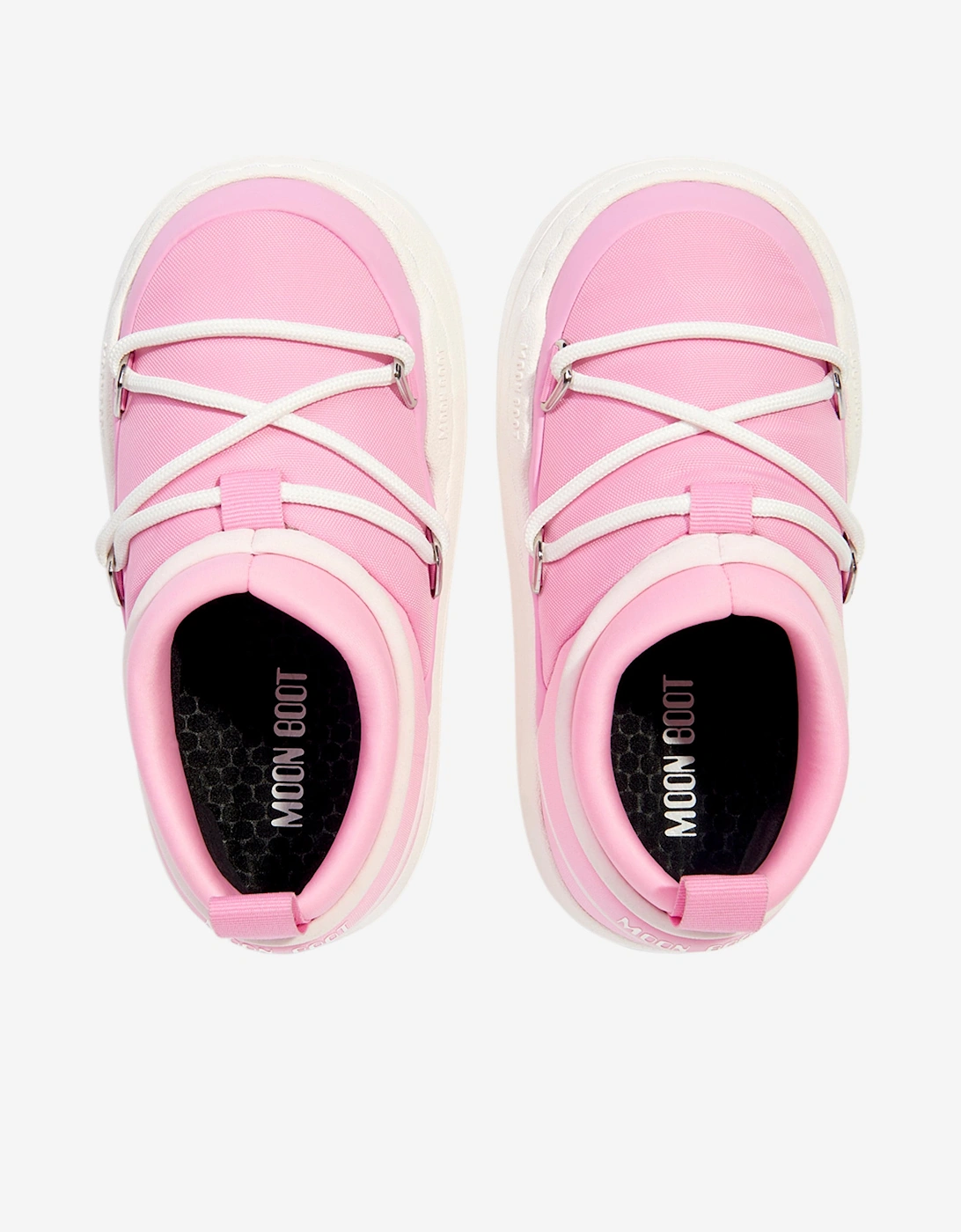 Moon Boot Girls JR Park Icon Trainers in Pink