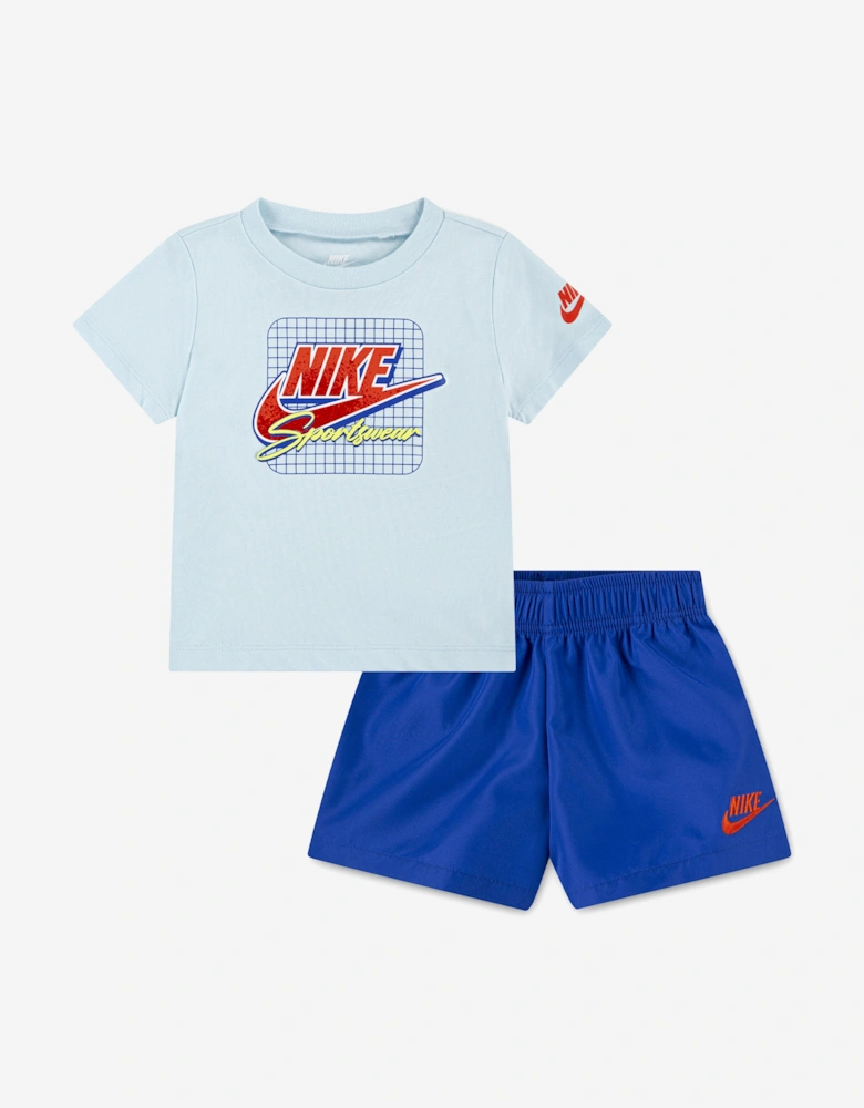 Boys NSW Taffeta Short Set in Blue