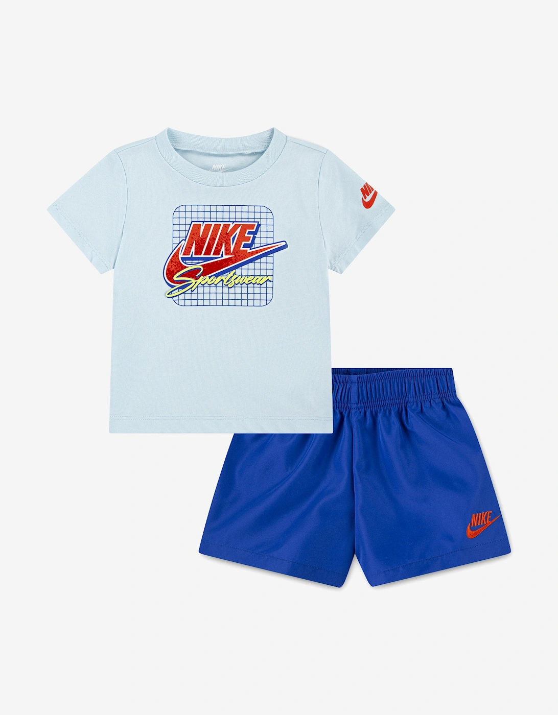 Boys NSW Taffeta Short Set in Blue, 5 of 4