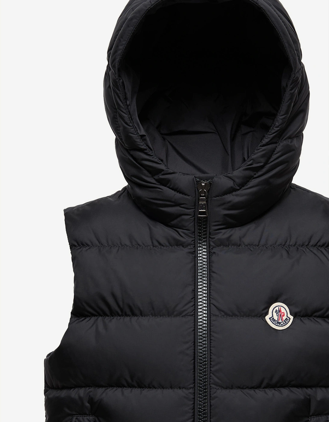 Kids Down Padded Fudo Gilet in Black
