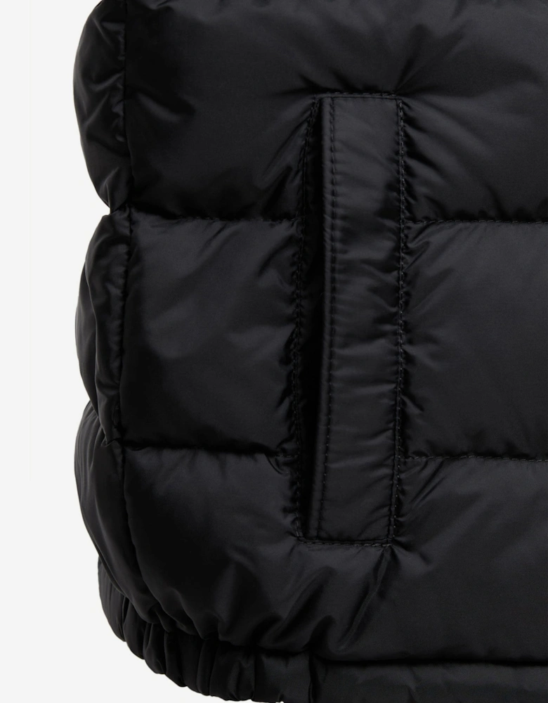 Kids Down Padded Fudo Gilet in Black