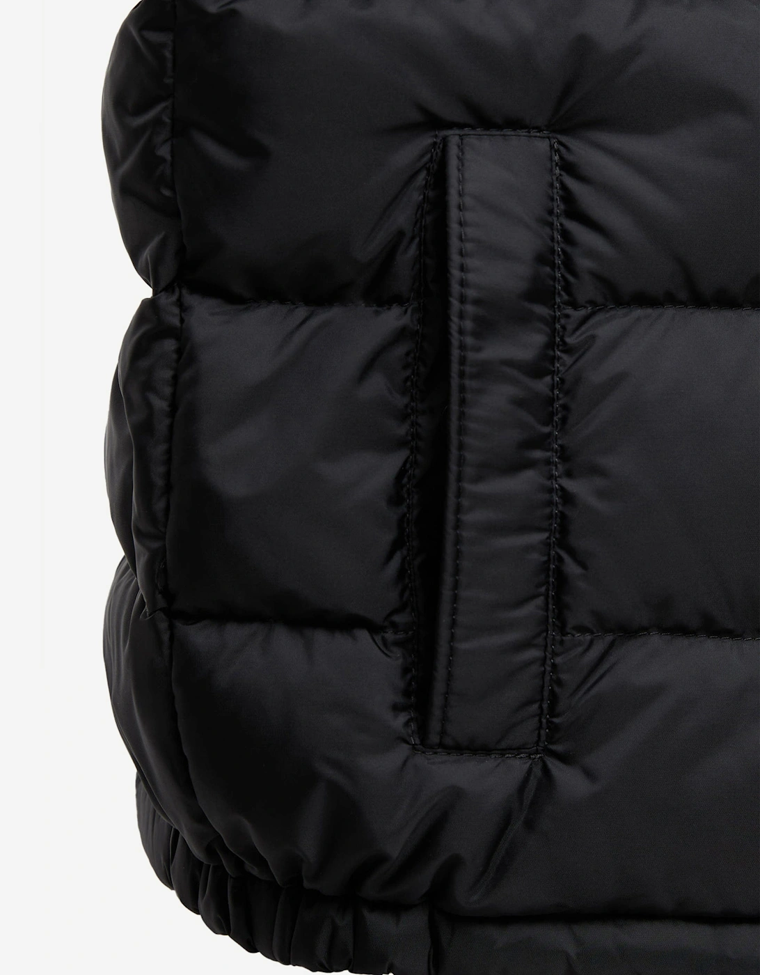 Kids Down Padded Fudo Gilet in Black