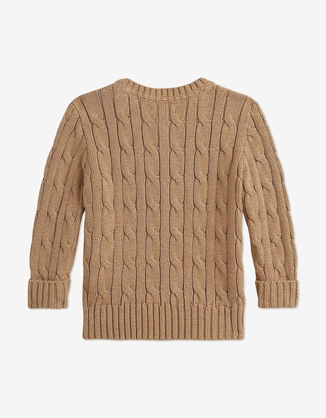 Baby Boys Cable Knit Jumper in Beige