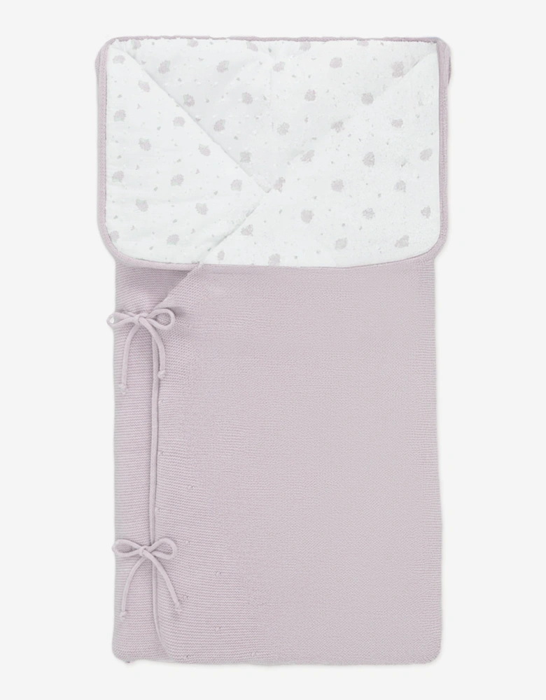 Baby Girls Knitted Nest in Purple (80cm)