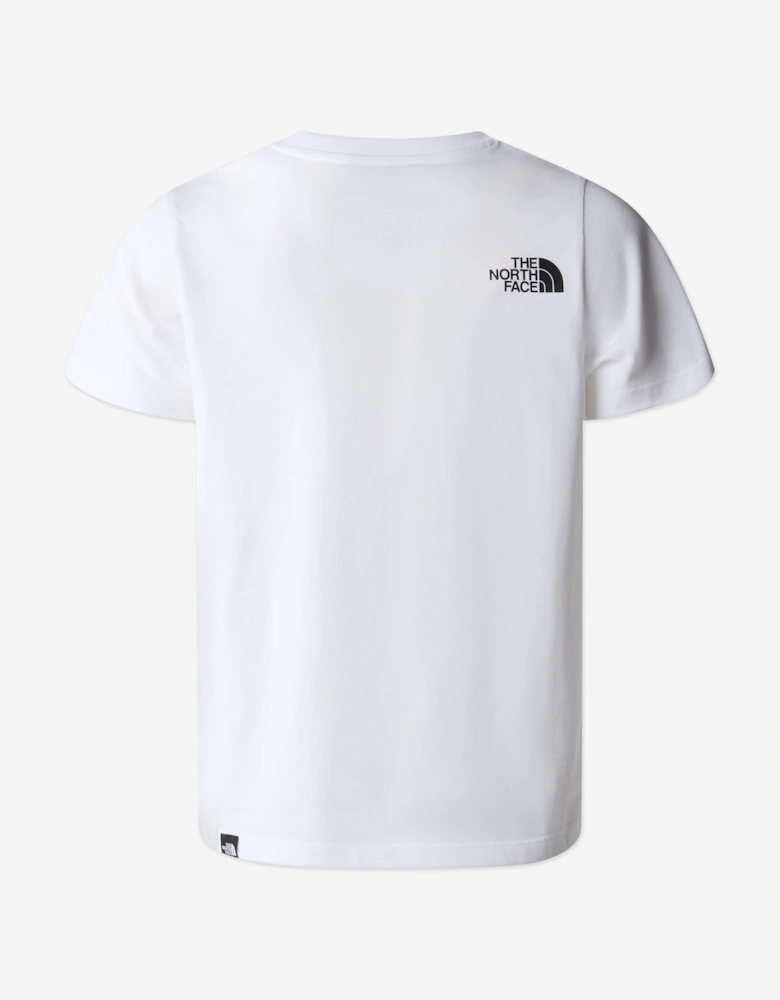 Kids Simple Dome T-Shirt in White