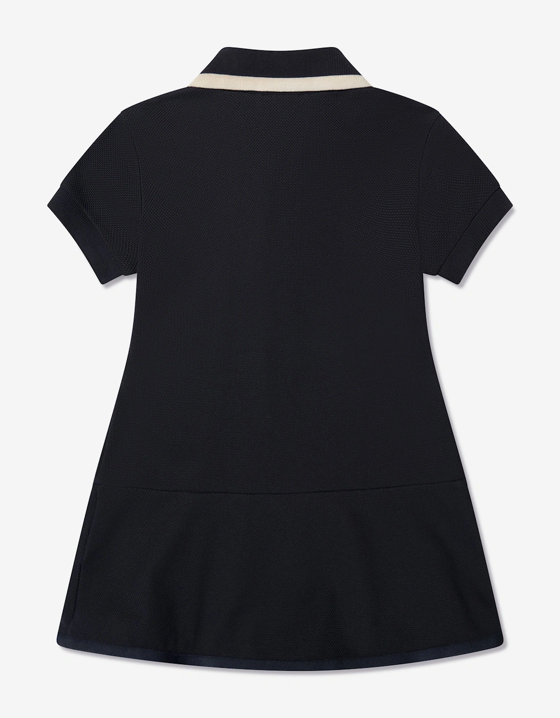 Enfant Girls Logo Polo Dress in Navy