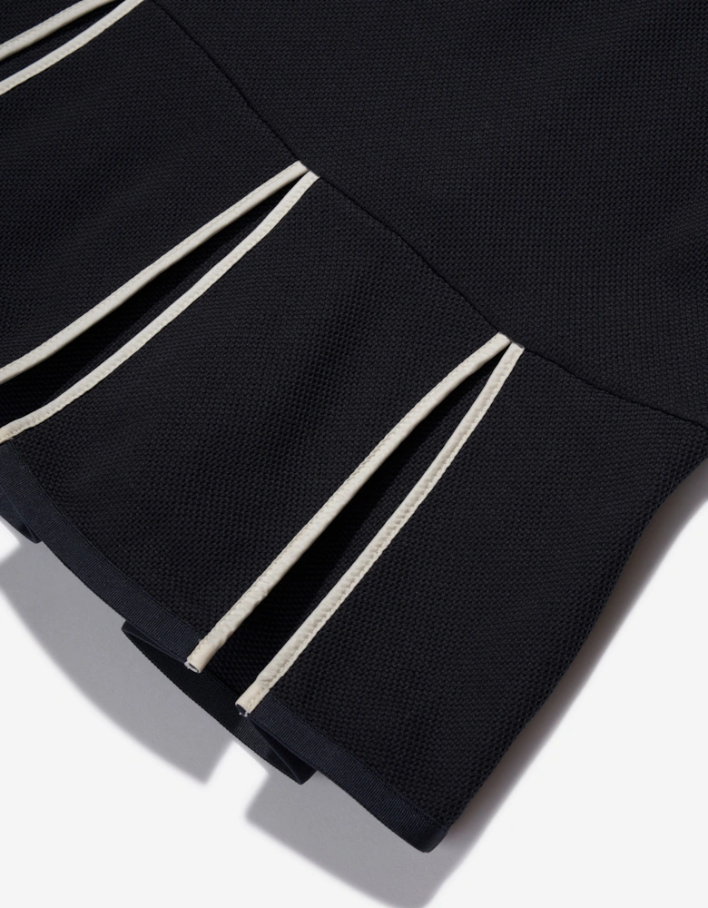 Enfant Girls Logo Polo Dress in Navy