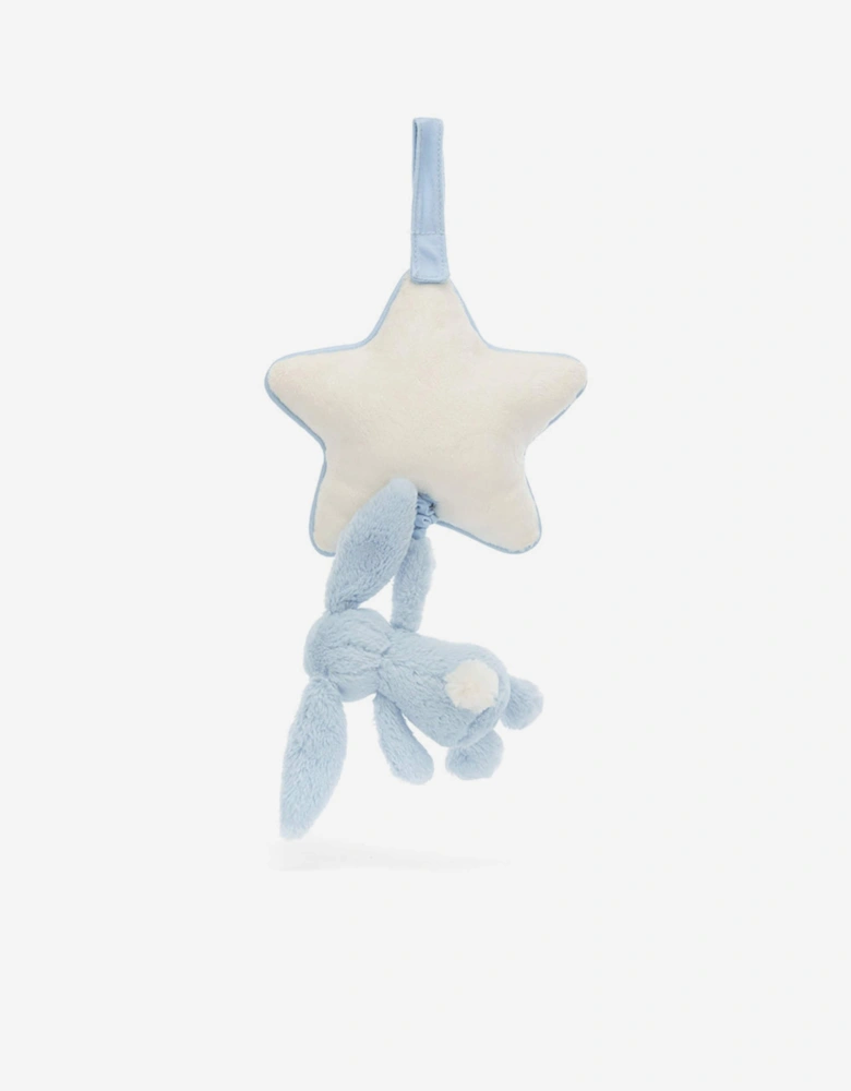 Bashful Bunny Musical Pull in Blue (30 CM)