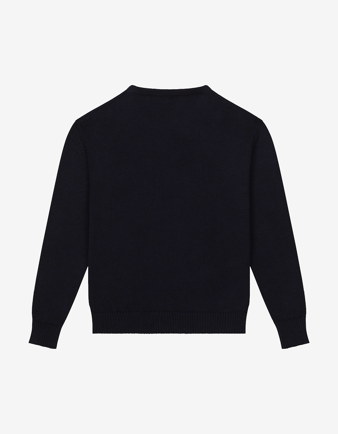 Boys Milano Logo Sweatshirt in Navy